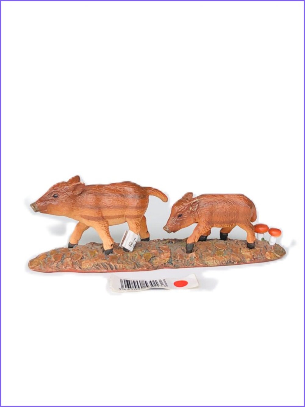 Papo Two Wild Boar Piglets (53013) Animal Figurine New w/Tag Add-On Item Age 3+